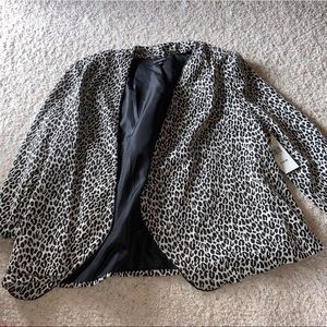 Animal Print Blazer